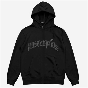 Wasted Paris Sweat hoodie Zip Chrome Black